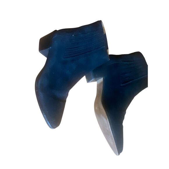 Rag & Bone Black Suede Rover Ankle Boots Sz 37.5 - Picture 5 of 8